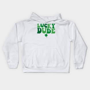 Lucky dude st Patrick’s day Kids Hoodie